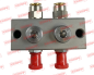 Preview: 147726 Kempf Nippelblock 2-fach Stahl 180° montiert